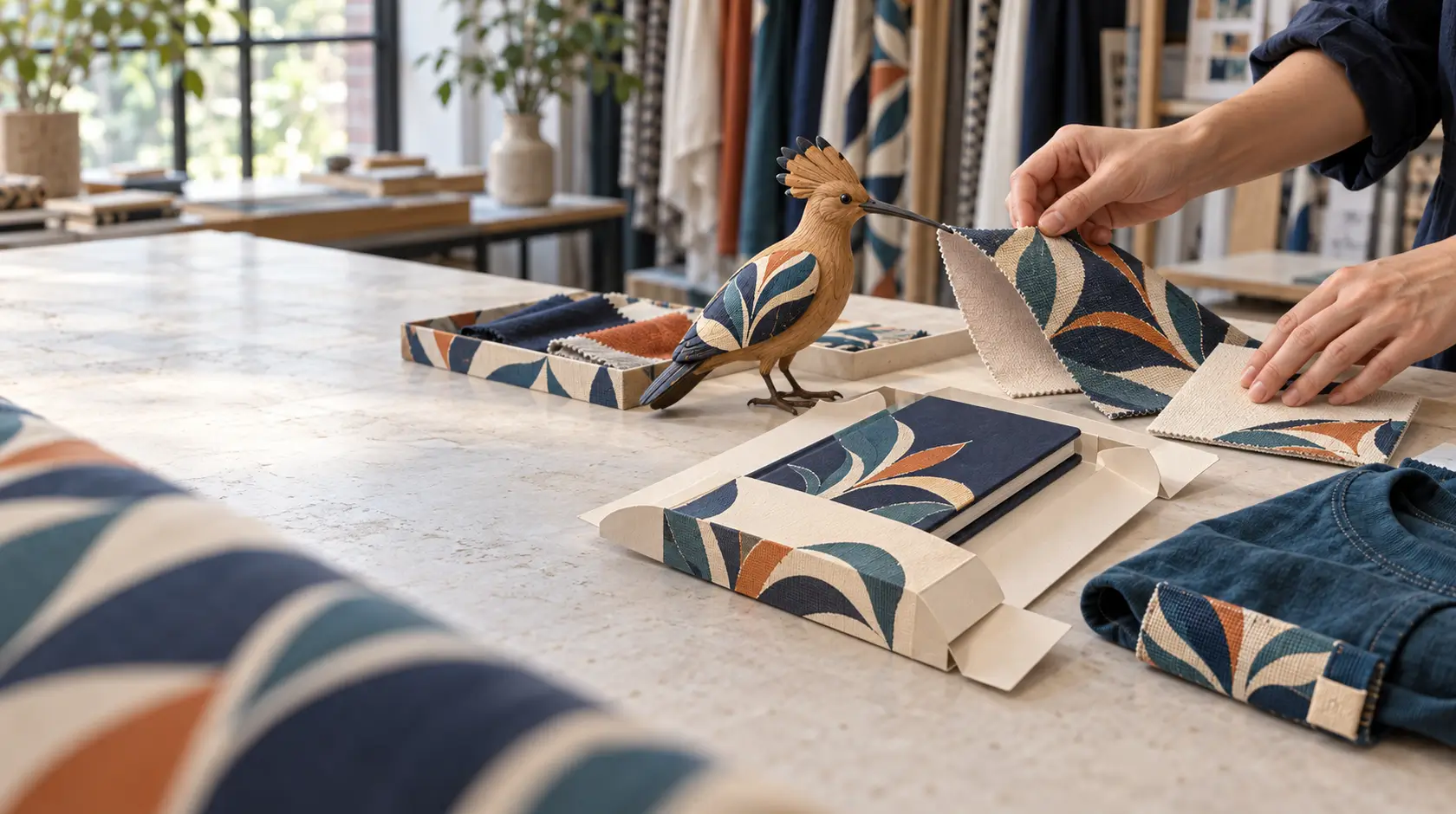 Custom Onboarding Kits: employee gifting concept scene