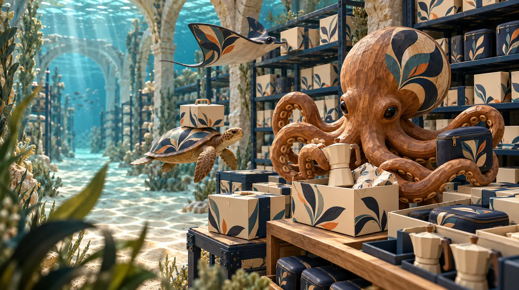 Campaign Stores & Follow-Up: campaign gifting concept scene